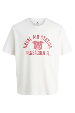 T-shirt básica com estampado frontal
