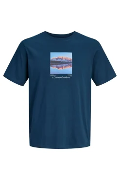 T-shirt básica com estampado