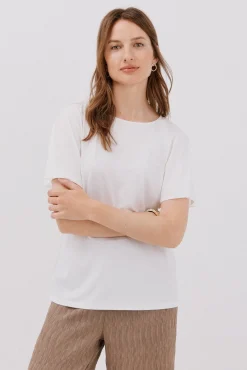 T-shirt básica fluida