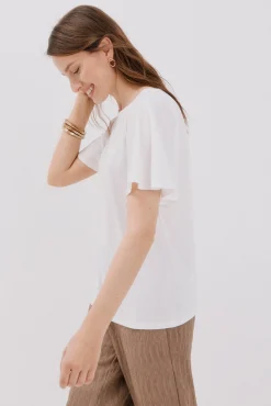 T-shirt básica fluida
