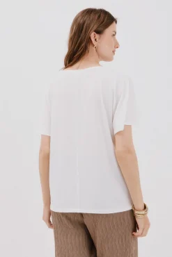 T-shirt básica fluida