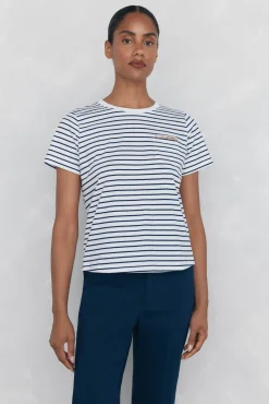 T-shirt com bolso de corrente