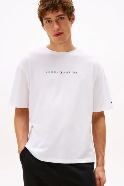 T-shirt com estampa de logo