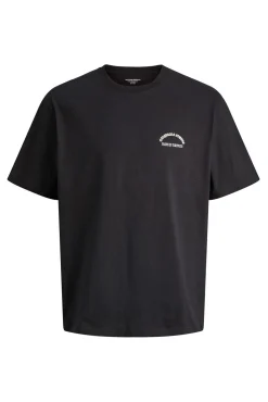 T-shirt com estampa traseira