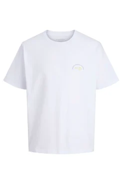 T-shirt com estampa traseira
