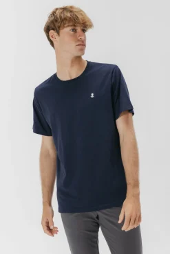 T-shirt com logo bordado