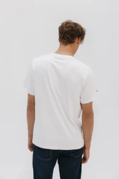 T-shirt com logo bordado