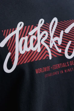 T-shirt com logo frontal