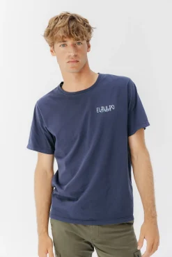 T-shirt com logo trançado