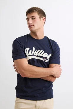 T-shirt com logo vintage