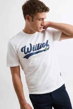 T-shirt com logo vintage