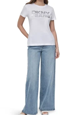 T-shirt com o logo da DKNY