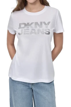 T-shirt com o logo da DKNY