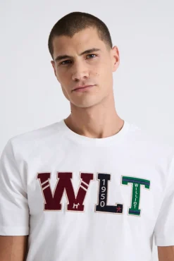 T-shirt com o logo da WLT