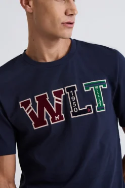 T-shirt com o logo da WLT