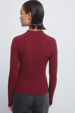 T-shirt com strass