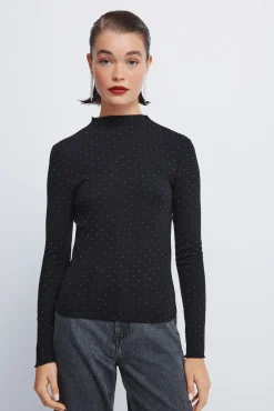 T-shirt com strass