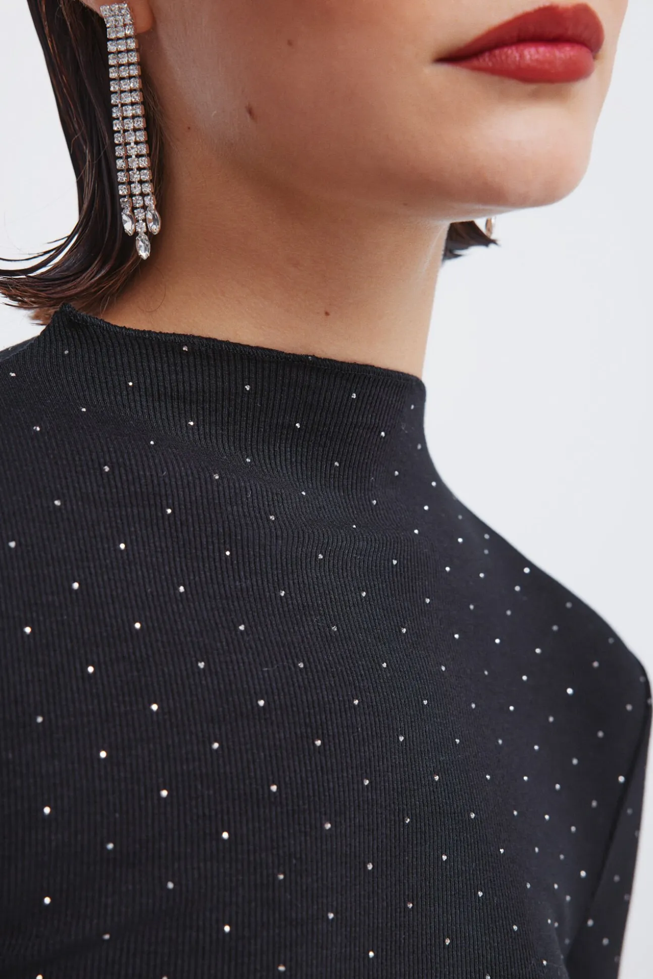 T-shirt com strass