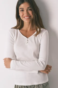 T-shirt de algodão tipo padeiro