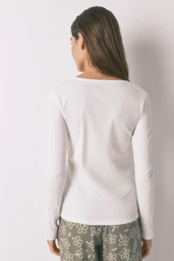 T-shirt de algodão tipo padeiro
