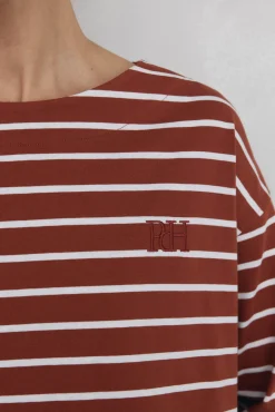 T-shirt de marinheiro de algodão espanhol