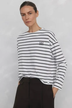 T-shirt de marinheiro de algodão espanhol