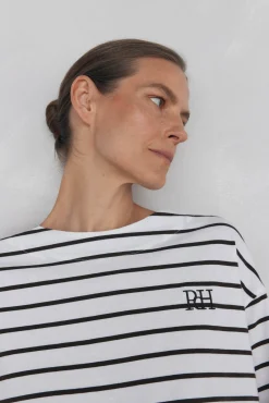T-shirt de marinheiro de algodão espanhol