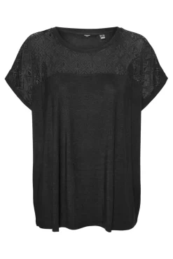 T-shirt de renda plus size