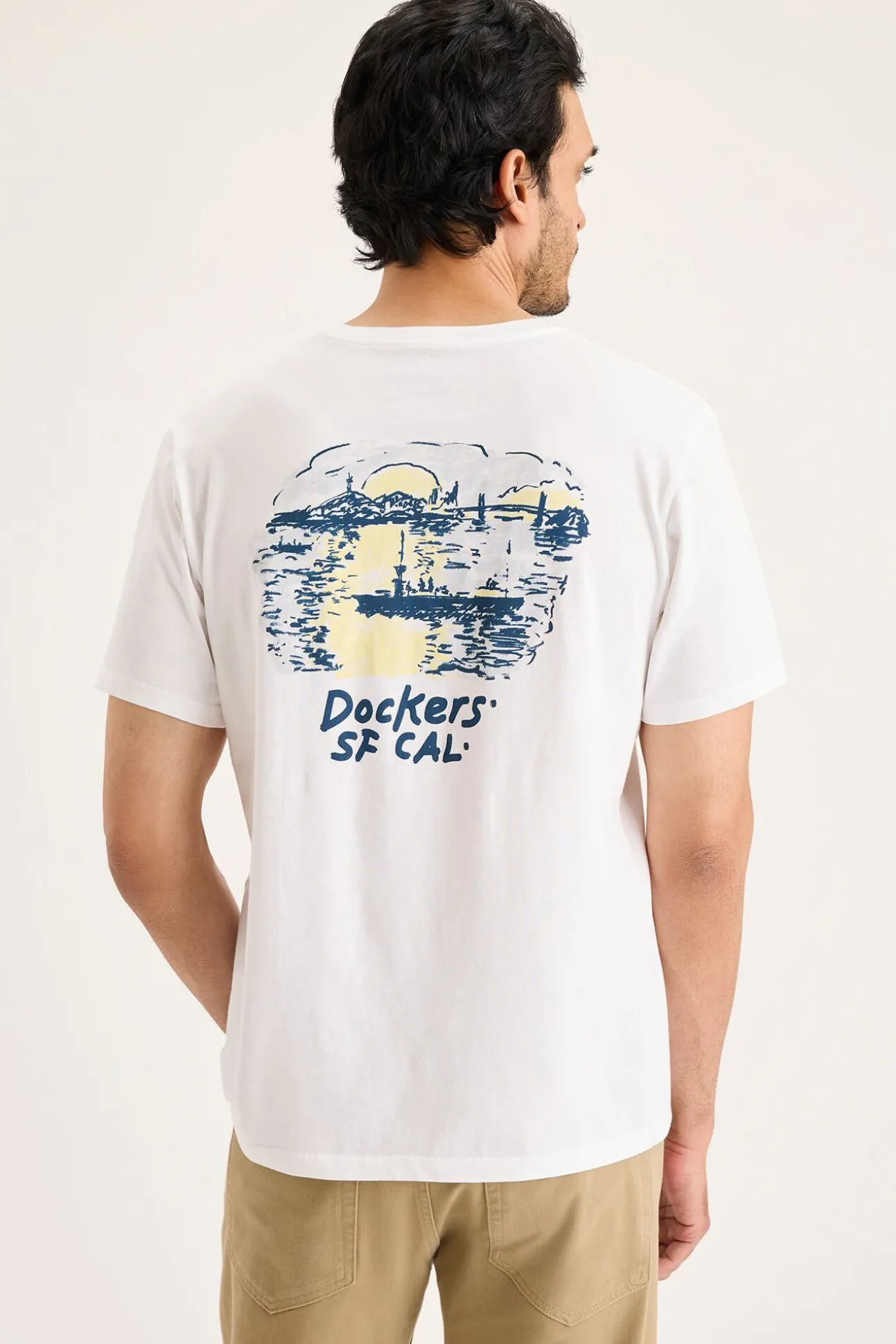 T-shirt decote redondo