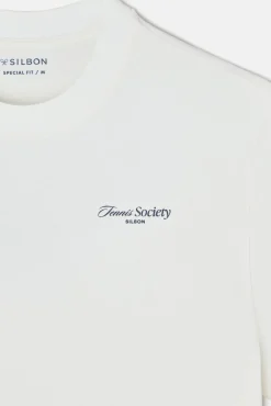 T-shirt especial para sociedade de tênis