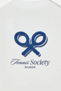 T-shirt especial para sociedade de tênis