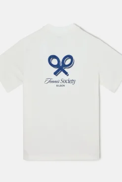 T-shirt especial para sociedade de tênis