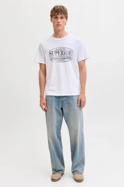 T-shirt estampada à frente