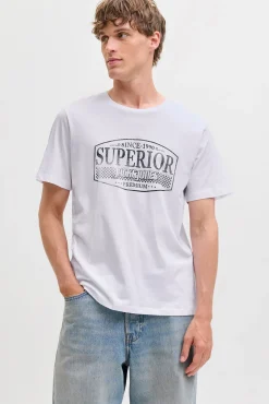T-shirt estampada à frente