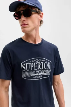 T-shirt estampada à frente