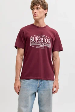 T-shirt estampada à frente