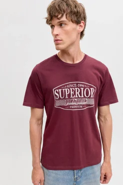 T-shirt estampada à frente