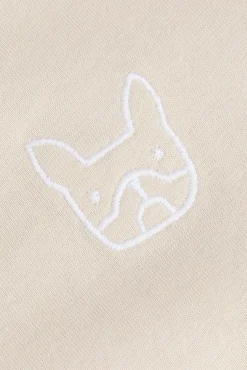 T-shirt estampado de cachorro de manga manga