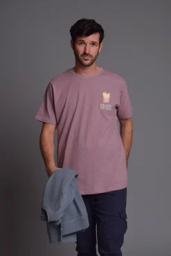 T-shirt Fooders Lavada Borgonha