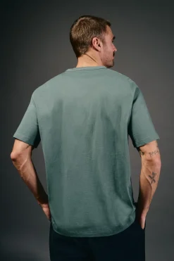 T-shirt gráfica lavada