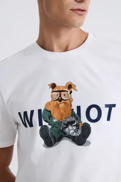 T-shirt piloto do Sr. Williot
