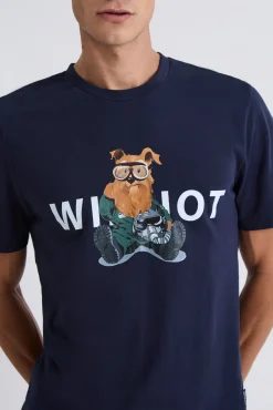 T-shirt piloto do Sr. Williot