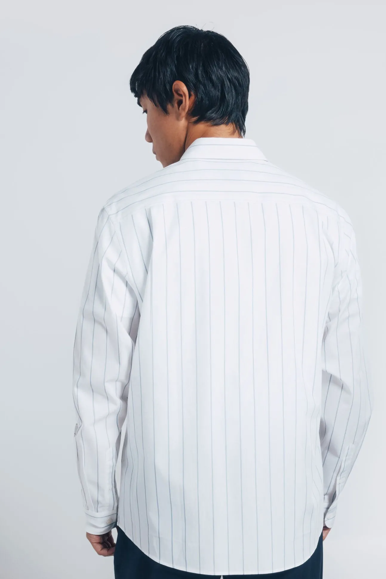 T-shirt popelina riscas