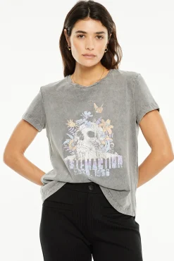T-shirt posicional de caveira