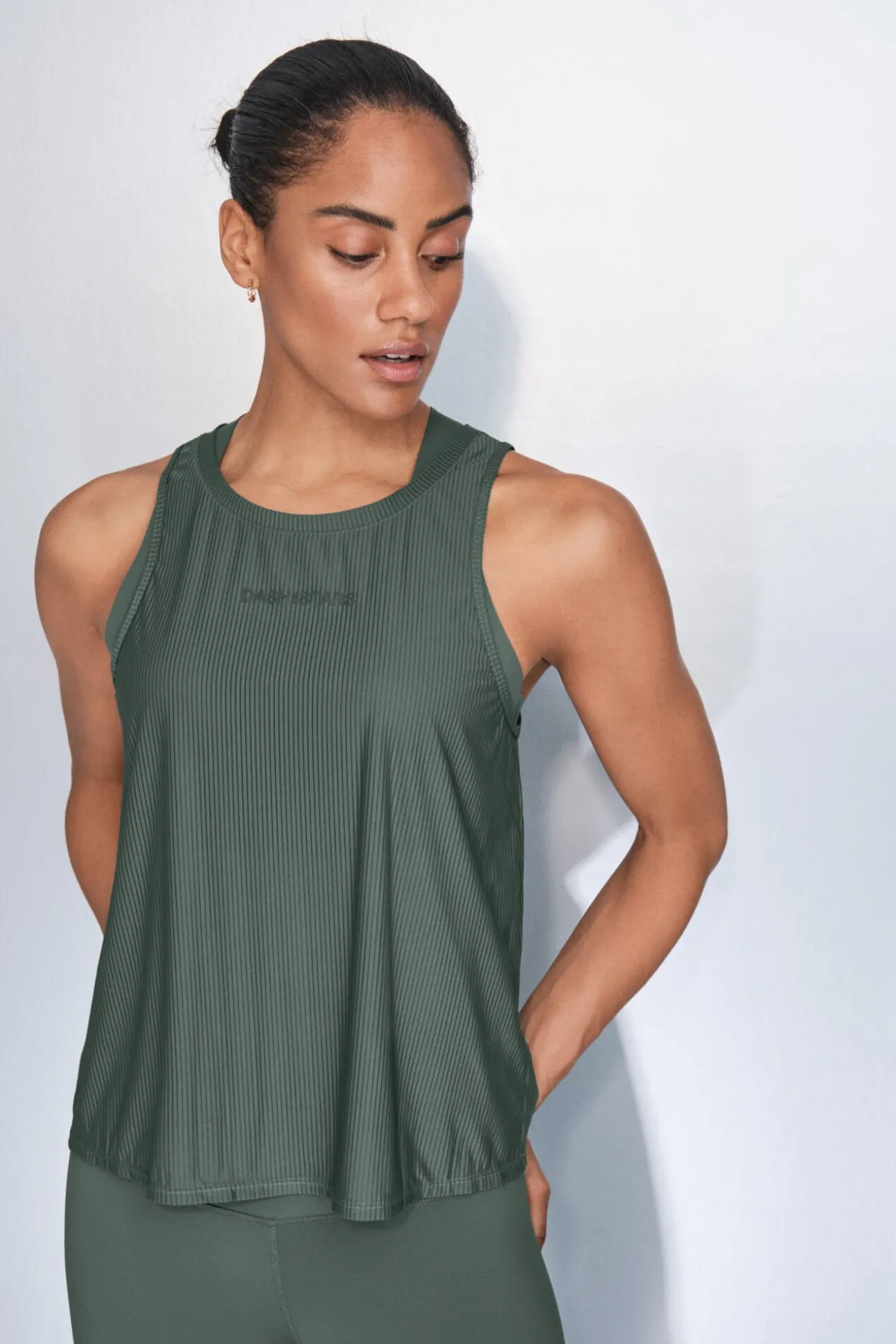T-shirt verde halter