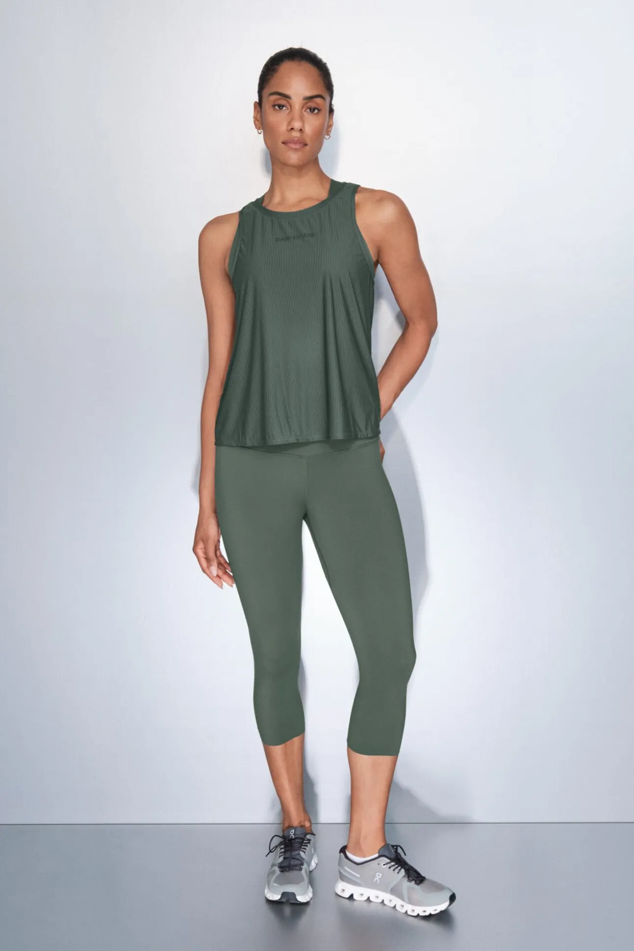 T-shirt verde halter
