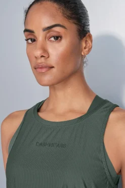 T-shirt verde halter