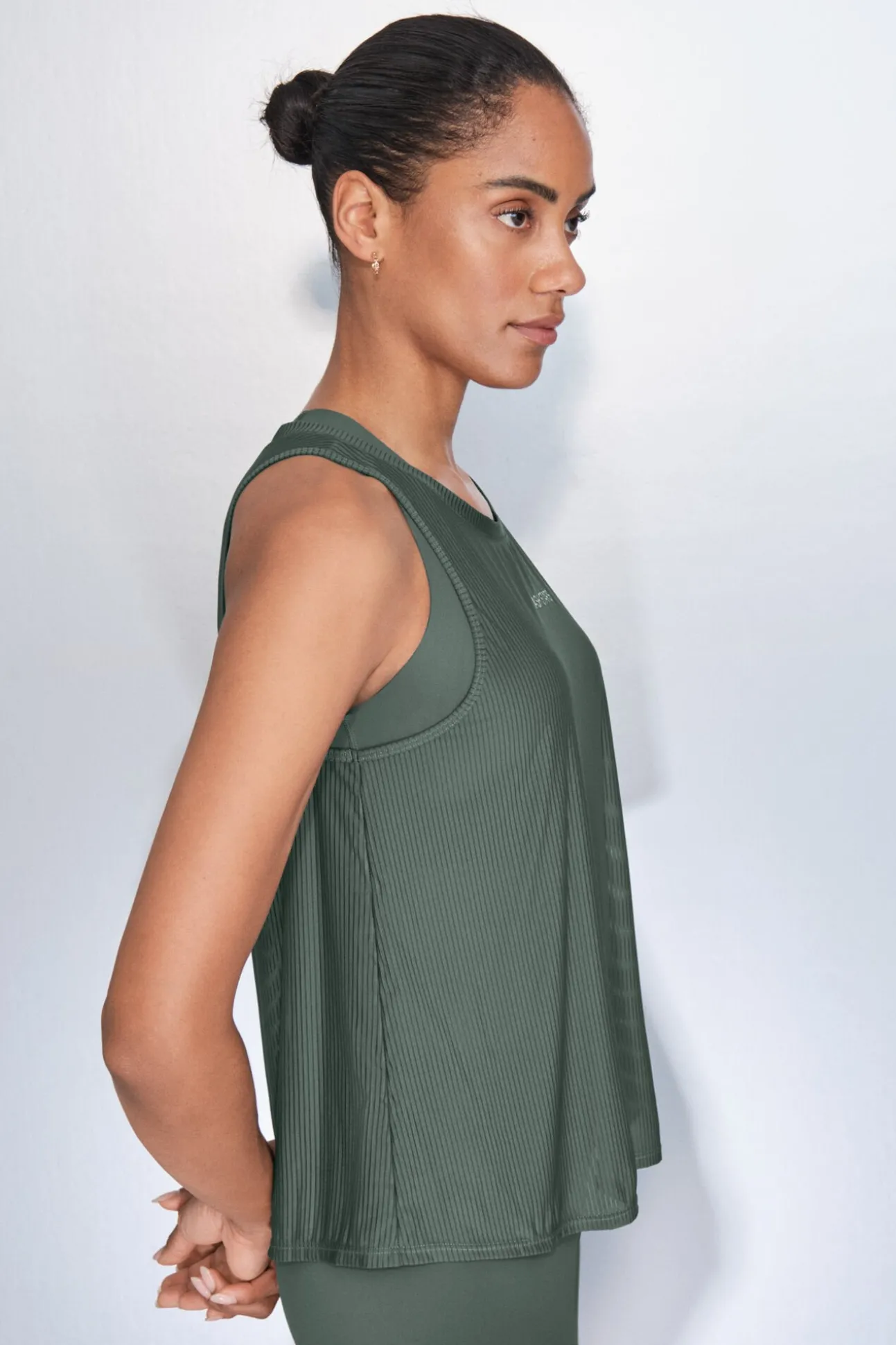 T-shirt verde halter
