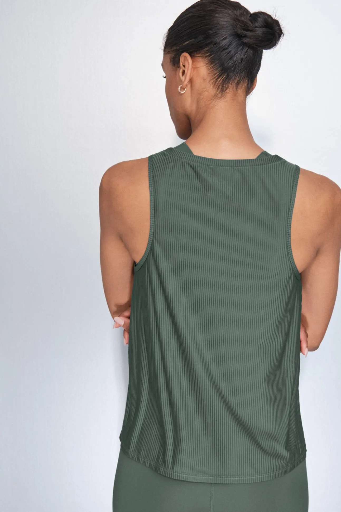 T-shirt verde halter