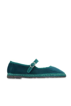Veludo Mary Janes